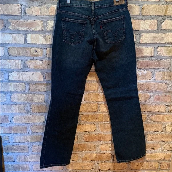 Levi’s women’s boot cut 515 dark denim size 8 medium - Picture 3 of 6